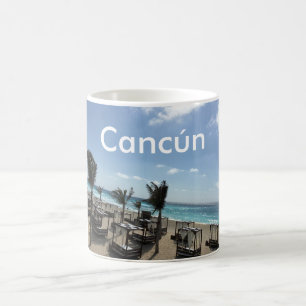 Mug Cancún (Mexique) - blanc  blanc classique de