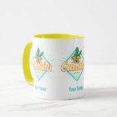 Mug Cancun Mexique Dancing Cactus Tequila Vintage (Devant gauche)