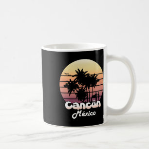 Mug Cancun Mexique Souvenir de vacances tropicales Été