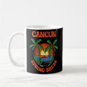 Mug Cancun Spring Break School Vacances Beach Trip Col (Gauche)