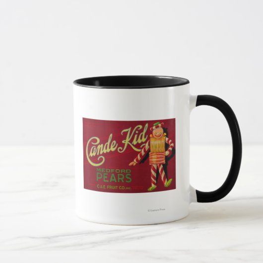 Mug Cande Kid Pear Crate Label Medford, OU (Droite)