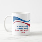 Mug Candidat personnalisé à l'élection présidentielle  (Gauche)