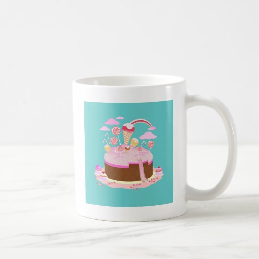 Mug Candy and chocolate cake for birthday party (Droite)