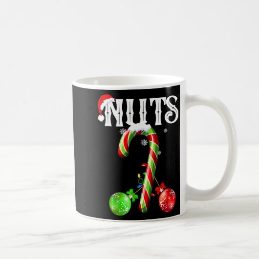 Mug Candy Cane Chest Nuts Couples Funny Chestnuts Xmas (Droite)
