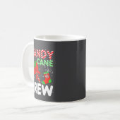 Mug Candy Cane Crew Christmas Funny Xmas Matching Fami (Devant gauche)