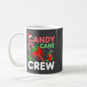 Mug Candy Cane Crew Christmas Funny Xmas Matching Fami (Gauche)