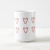 Mug Candy Cane Heart Sweet Christmas Holiday (Centre)