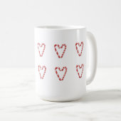 Mug Candy Cane Heart Sweet Christmas Holiday (Devant droit)