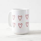Mug Candy Cane Heart Sweet Christmas Holiday (Devant gauche)