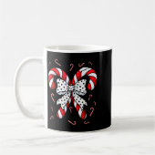 Mug Candy Cane Merry And Bright Red And White Candy Co (Gauche)