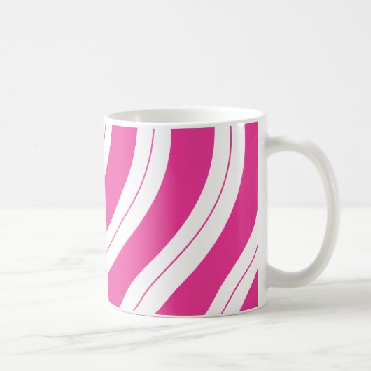 Mug Candy Cane Stripes Pink Christmas (Droite)
