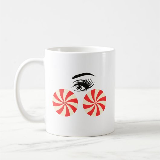 Mug Candy Eye Drôle pour Femmes (Gauche)
