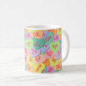 Mug Candy Hearts Motif - SFW (Devant droit)