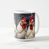 Mug "Candy & Joe White Leghorn" B (Devant droit)