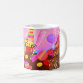Mug Candy Land Imaginaire Cupcakes & Sweet Candy Custo (Devant droit)