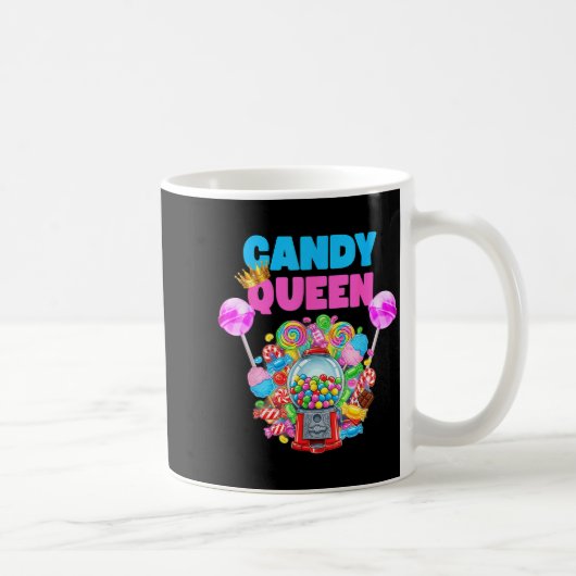 Mug Candy Queen Shirt Funny Lollip Candy Lover Humor (Droite)