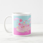 Mug Candy rose du monde gâteau pour la fête d'annivers (Gauche)