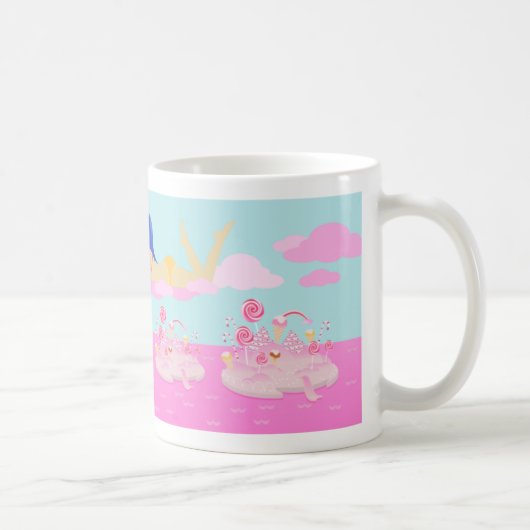 Mug Candy rose du monde gâteau pour la fête d'annivers (Droite)