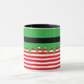 Mug Candy Striped Elf Jingle ! Vacances amusantes (Centre)