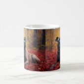 Mug Cane Corso en automne Feuilles automne Inspire (Centre)