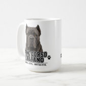 Mug 🐾 Cane Corso Italiano 🐾 (Devant gauche)