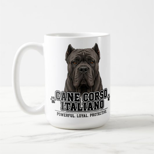 Mug 🐾 Cane Corso Italiano 🐾 (Gauche)