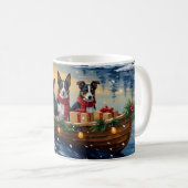 Mug Cane Corso Noël Bateau Fêtes (Devant droit)