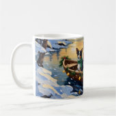 Mug Cane Corso Noël Bateau Fêtes (Gauche)