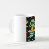 Mug caneca alien green (Devant gauche)