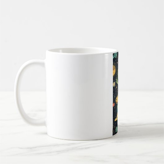 Mug caneca alien green (Gauche)