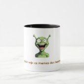Mug Caneca "Alien se divertindo"! (Centre)