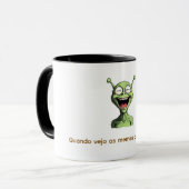 Mug Caneca "Alien se divertindo"! (Devant gauche)