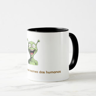 Mug Caneca "Alien se divertindo"!