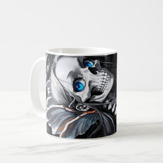 Mug Caneca anime caveira (Devant gauche)