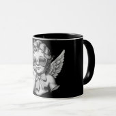 Mug Caneca Anjo - Caneca Angel Rebel 😇🖤 (Devant droit)