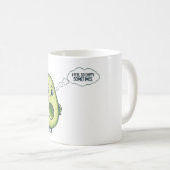 Mug Caneca "Avacempty" (Devant droit)