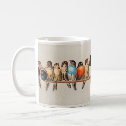 Mug Caneca Birds (Gauche)