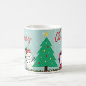 Mug Caneca branca brilhante-Natal (Centre)