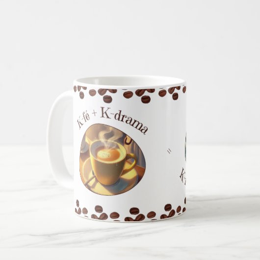 Mug Caneca branca clássica, 325 ml (Devant gauche)