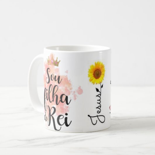 Mug Caneca branca clássica, 325 ml (Devant gauche)