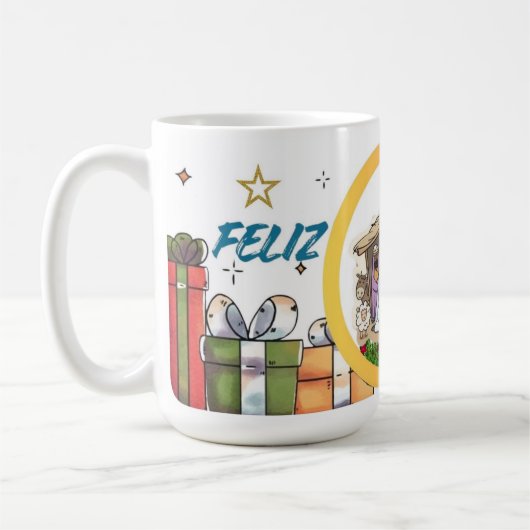 Mug Caneca Branca Clássica - Edição Natal (Gauche)