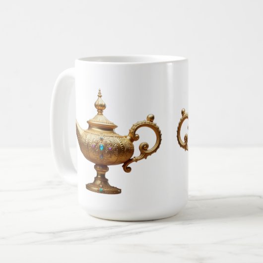 MUG CANECA BRANCA CLÁSSICA - LÂMPADA (Devant gauche)