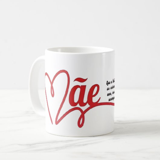 Mug Caneca branca dia das mães (Devant gauche)