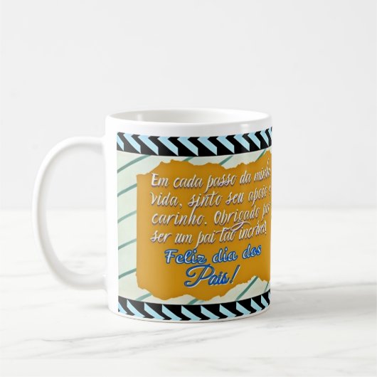 Mug Caneca branca, Pais (Gauche)