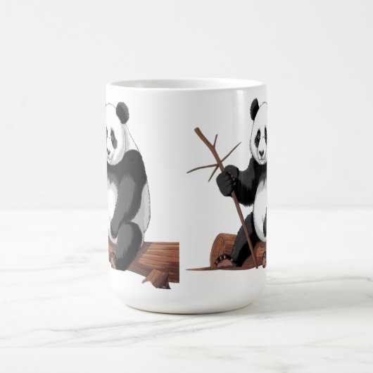 Mug Caneca branca panda (Centre)
