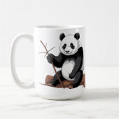 Mug Caneca branca panda (Gauche)