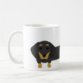 Mug Caneca cachorro salsicha/dachshund (Gauche)