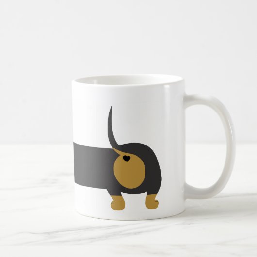 Mug Caneca cachorro salsicha/dachshund (Droite)