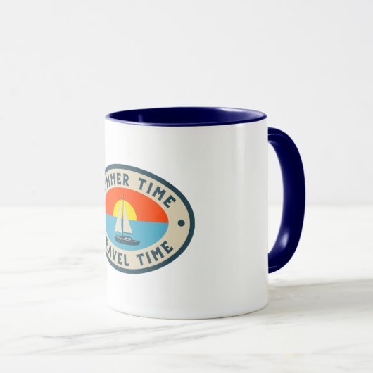 Mug Caneca Café Chegada do Verão 11 oz Cerâmica W-PT (Devant droit)