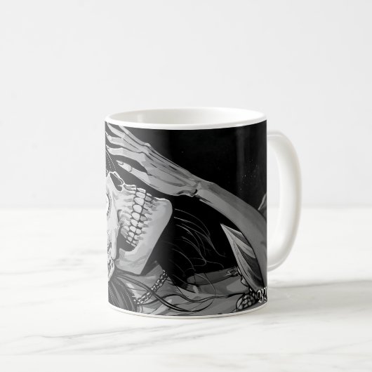 Mug Caneca caveira f (Devant droit)